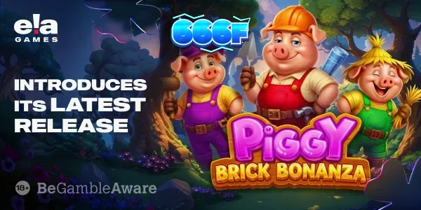 Tampilan visual slot Piggy Brick Bonanza dengan tema pembangunan rumah